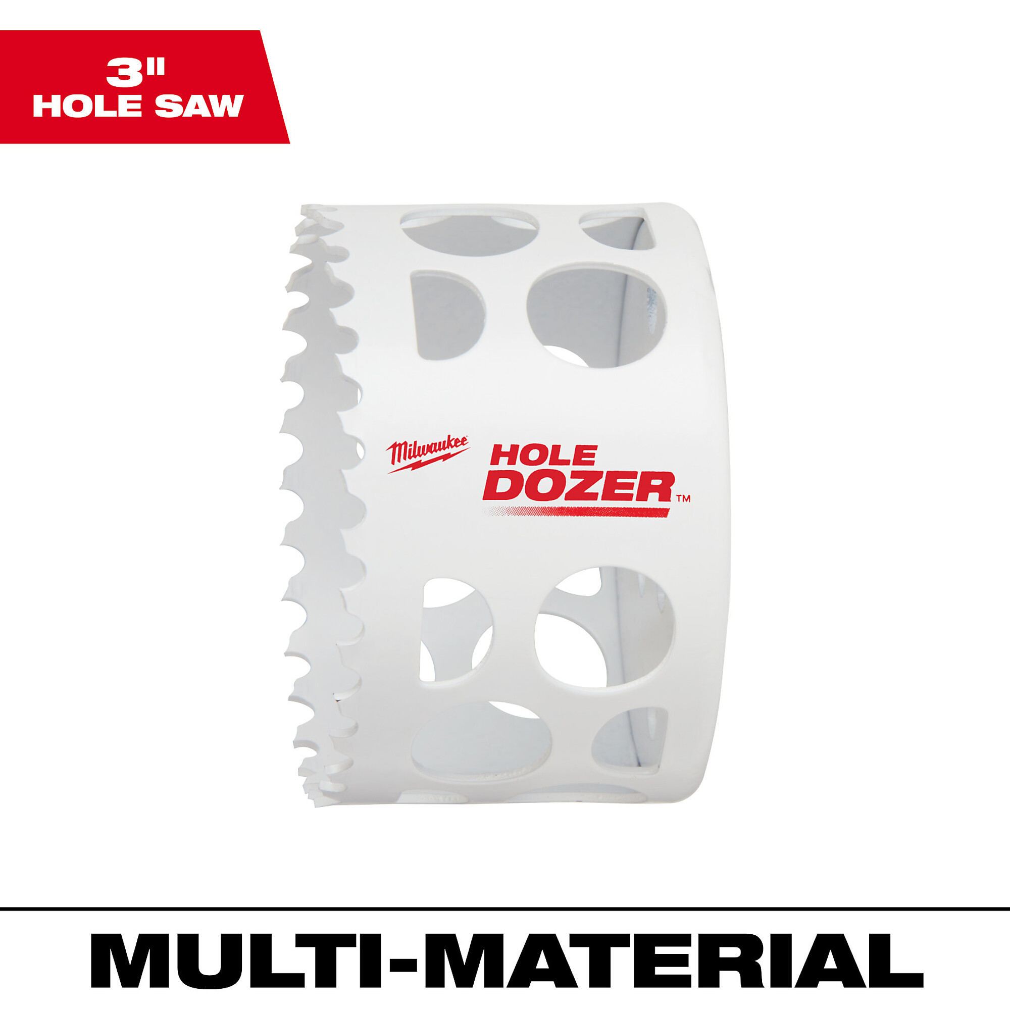 Milwaukee Hole Dozer Bi-Metal Hole Saw, 3in., Model# 49-56-0173